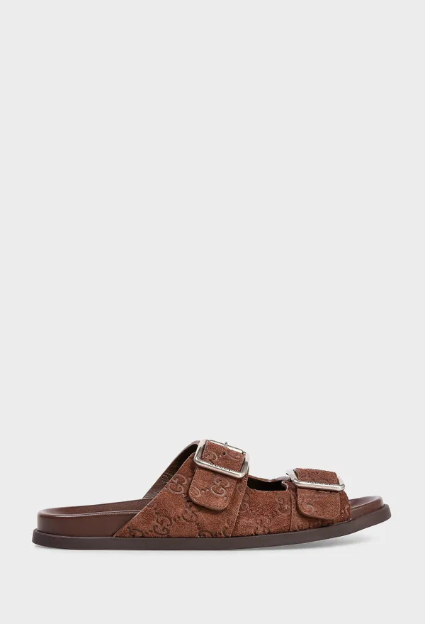 Замшеві слайдери Gucci 816380 125/0C3 Купити