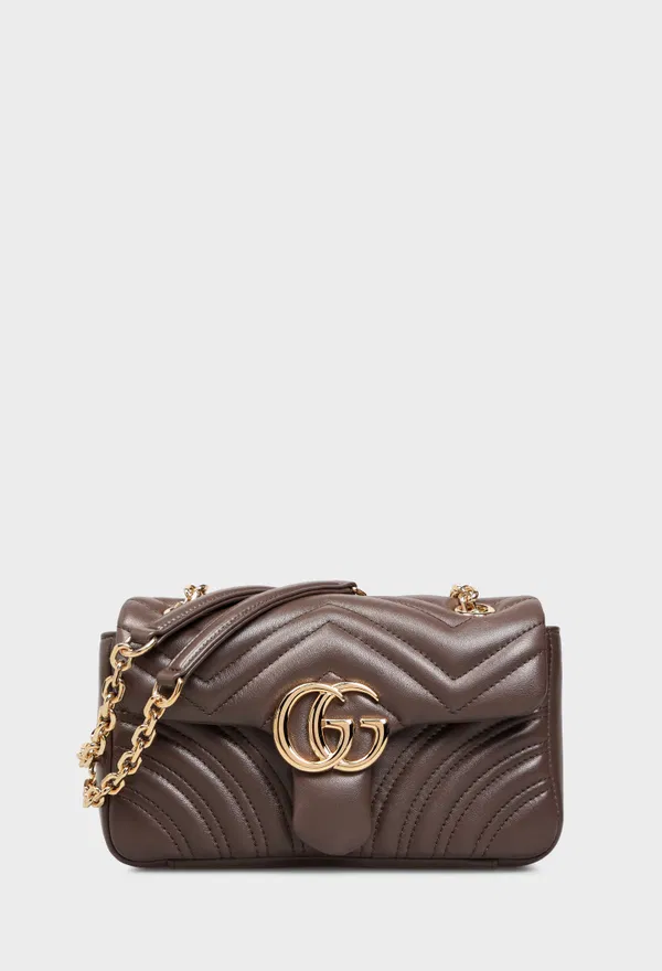 Кожаная сумка GG MARMONT SMALL SHOULDER Gucci 837280 226/0A3 Купить