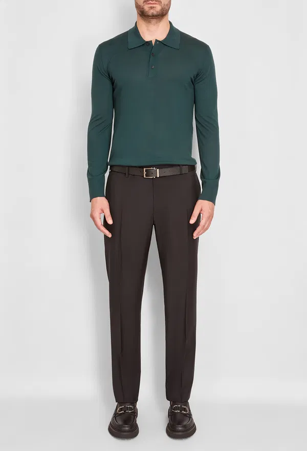 Шерстяное поло FERRAGAMO 144836 225/9HH Купить