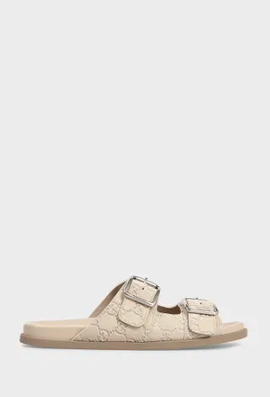 Замшеві слайдери Gucci 816380 125/0C6 Купити