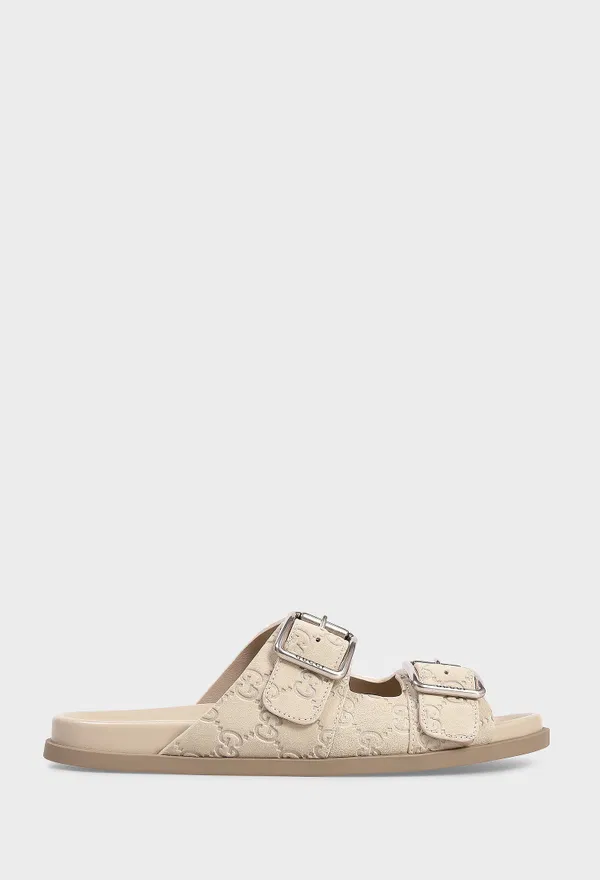 Замшеві слайдери Gucci 816380 125/0C6 Купити