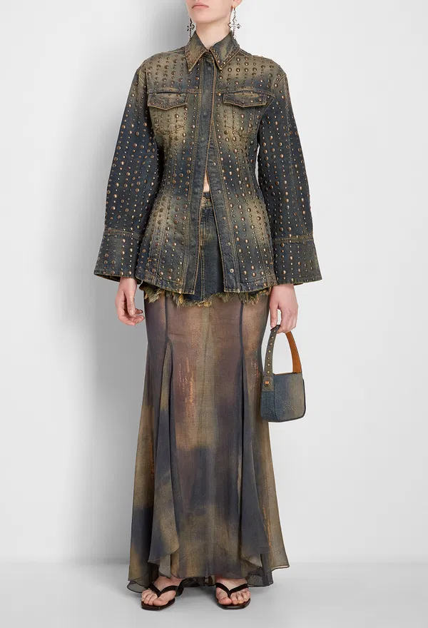 Джинсовая куртка Blumarine J019A 123/9AQJ Купить