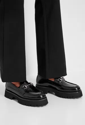 Шкіряні лофери HORSEBIT Gucci 764211 224/0A2 фото