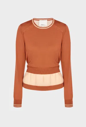 Шерстяной пуловер 3.1 Phillip Lim 70466FWM 225/9HK Купить