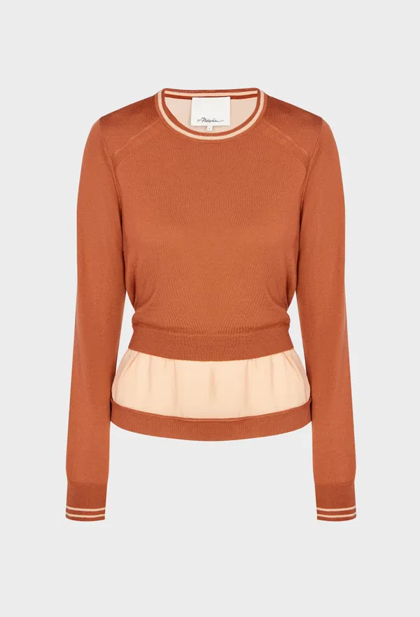 Шерстяной пуловер 3.1 Phillip Lim 70466FWM 225/9HK Купить