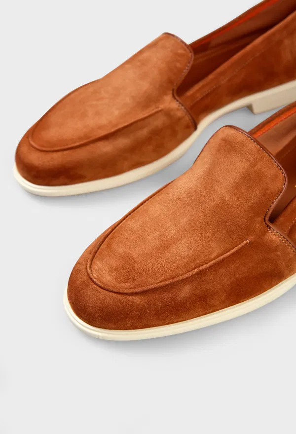 Замшевые лоферы Santoni 72051 126/0DT в Украине