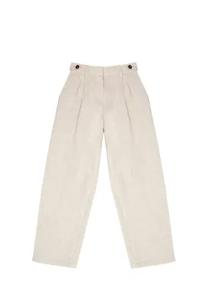 Льняные брюки Brunello Cucinelli 7S284  125/96 Купить