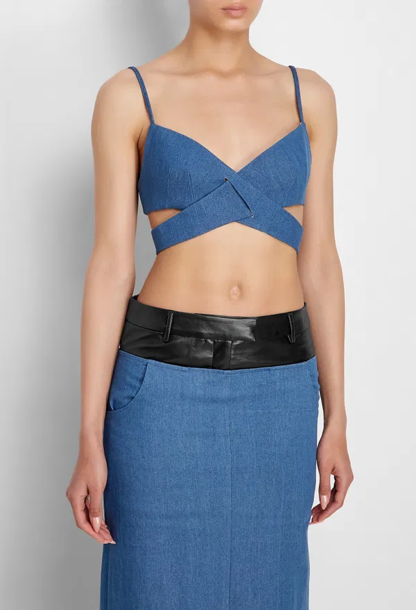 Джинсовый топ Aya Muse AMSS2333 123/9A8J в Украине