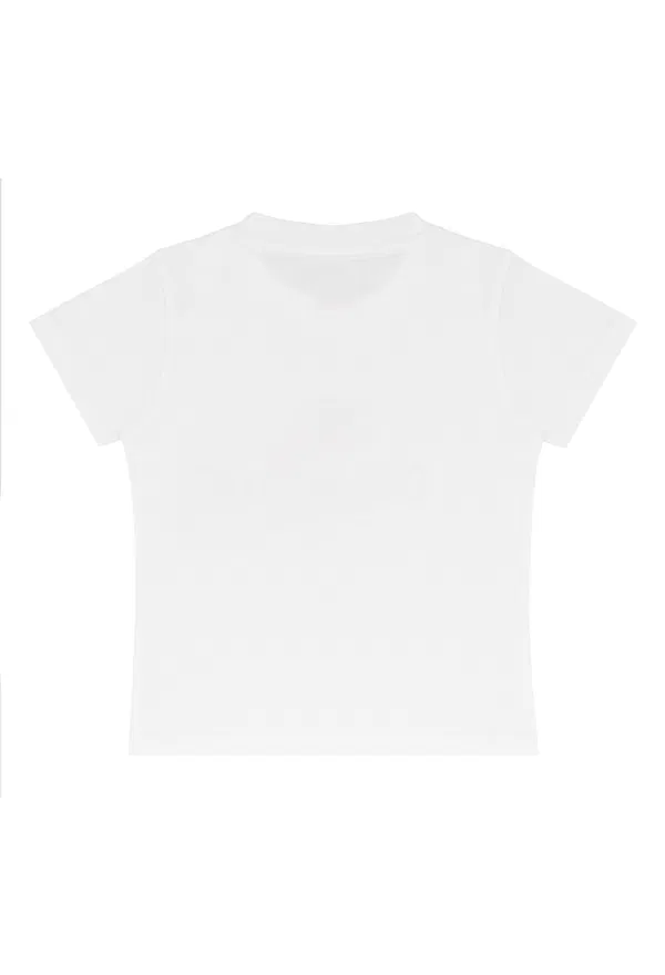Детская белая футболка Off-White 44GXS2 126/91 Цена