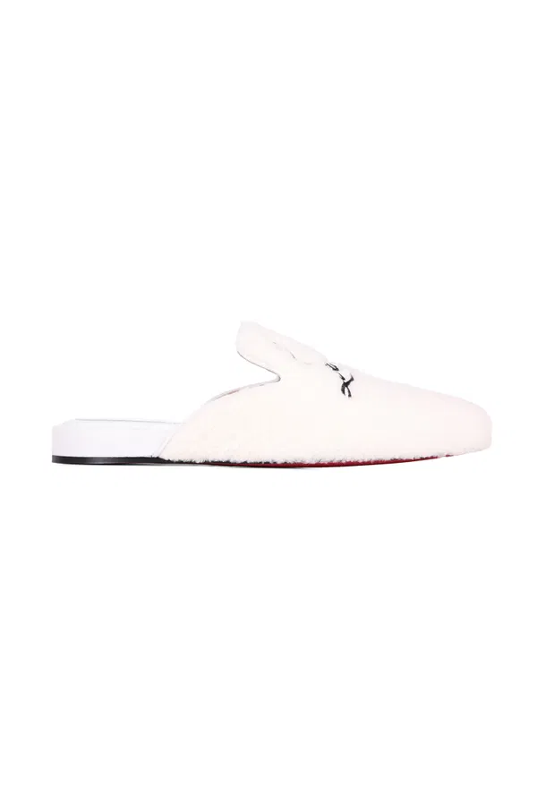 Слиперы с мехом Donna Christian Louboutin 3210973 221/9HE Цена