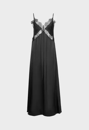 Черное шелковое платье Anine Bing A0212248 226/9C2 Купить
