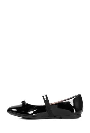 Дитячі чорні шкіряні балетки Dolce & Gabbana D11294 226/22 Ціна