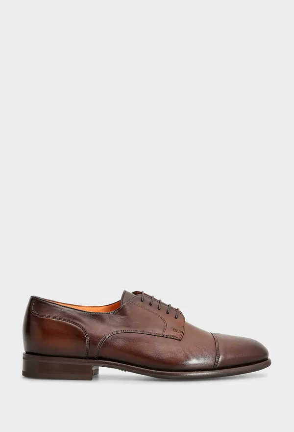 Кожаные оксфорды Santoni 18940 224/0A3 Купить