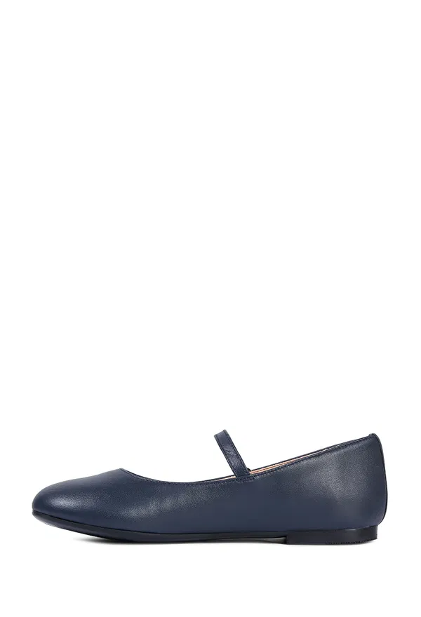 Дитячі темно-сині шкіряні балетки Dolce & Gabbana D11274 226/0Q Ціна