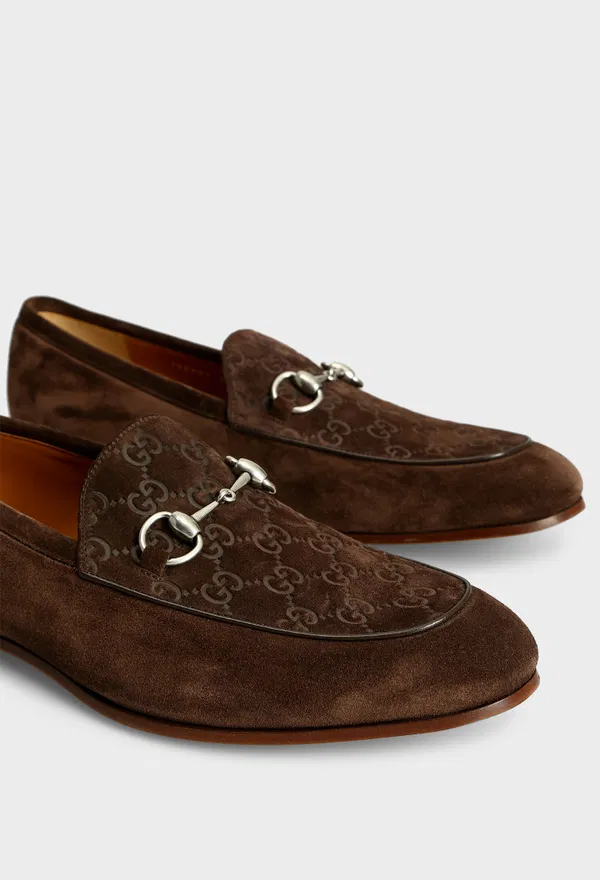Замшеві лофери HORSEBIT Gucci 798997 224/9D3 в Україні