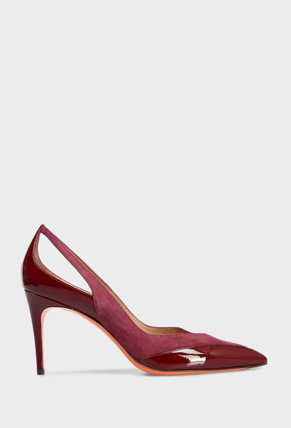 Кожаные лодочки Santoni 71722 225/0A5 Купить