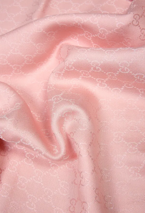 Женская шелковая розовая шаль Gucci 855539 126/9CR Цена