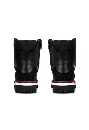 Кожаные хайкеры с мехом Dsquared2 65198  220/42M в Украине