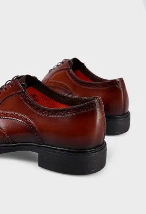 Кожаные дерби Santoni 19033 126/0A3 оригинал