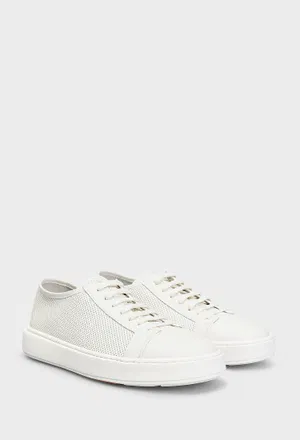 Шкіряні кеди Santoni 21443 125/0A1 Ціна