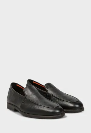 Шкіряні лофери MALIBU Santoni 18829 126/0A2 Ціна