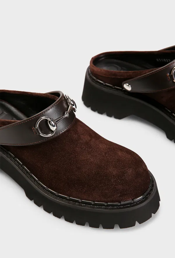 Замшеві сабо HORSEBIT Gucci 835829 225/0DW оригінал