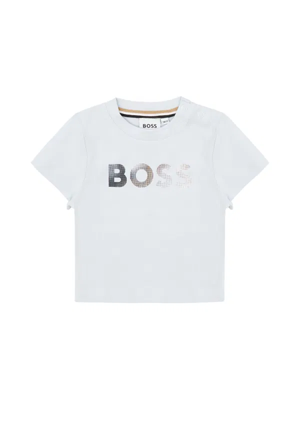 Дитяча блакитна футболка Boss J52887 126/9G Купити