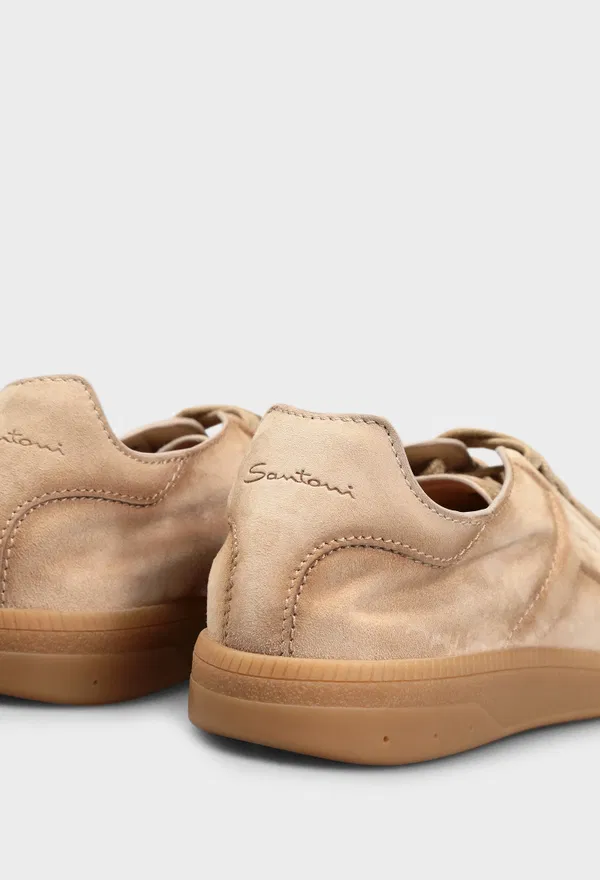 Замшеві кросівки Santoni 22072 126/0D6 оригінал