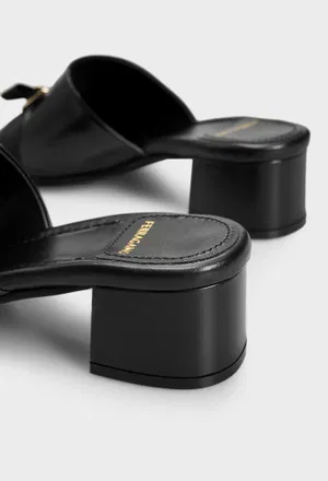 Кожаные мюли VILNA 40 FERRAGAMO 01H344 125/0A2 оригинал