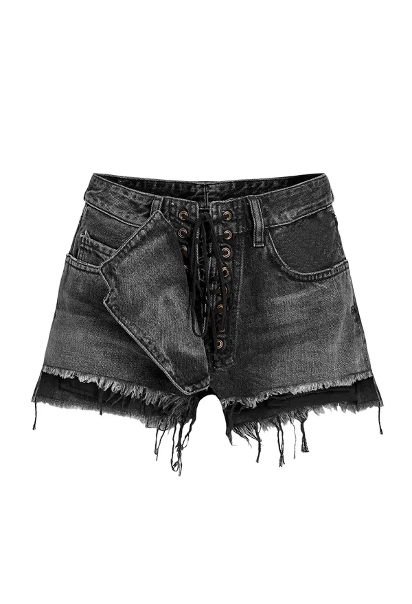 Джинсовые шорты Ben Taverniti Unravel Project YC0020 119/9A2J Купить