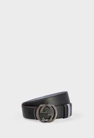 Двосторонній шкіряний ремінь Gucci 849862 126/0A2 Купити