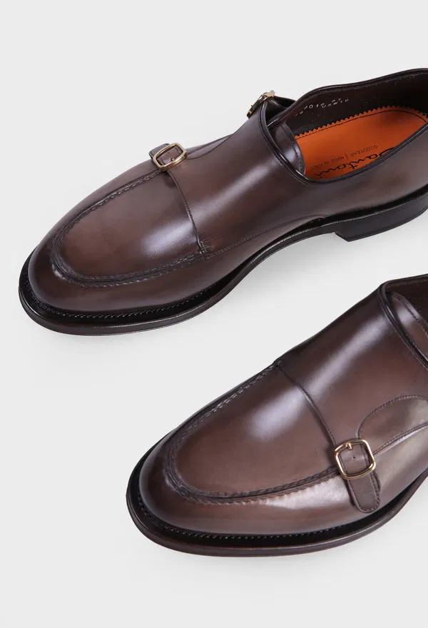 Кожаные монки Santoni 19016 225/0A30 в Украине