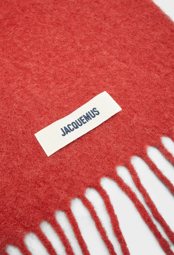 Шерстяной шарф Jacquemus ACU00572 225/9H9 Цена