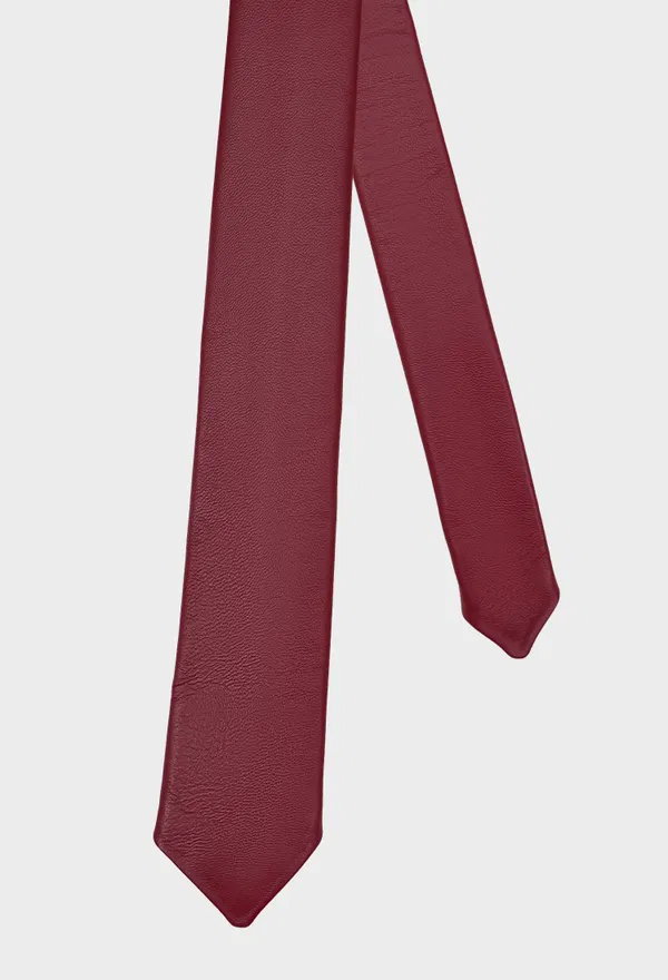 Кожаный галстук FERRAGAMO 351412 126/0A5 Купить