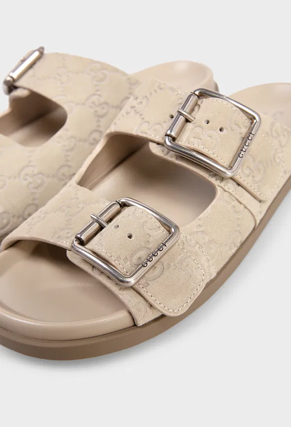 Замшеві слайдери Gucci 816380 125/0C6 в Україні