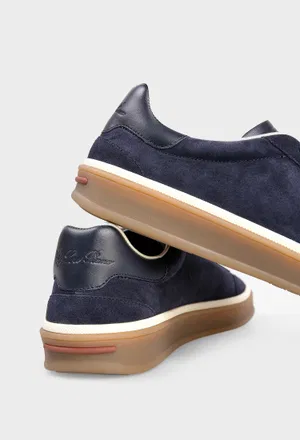 Замшевые кеды TENNIS WALK Loro Piana FAO1547 225/0DQ оригинал
