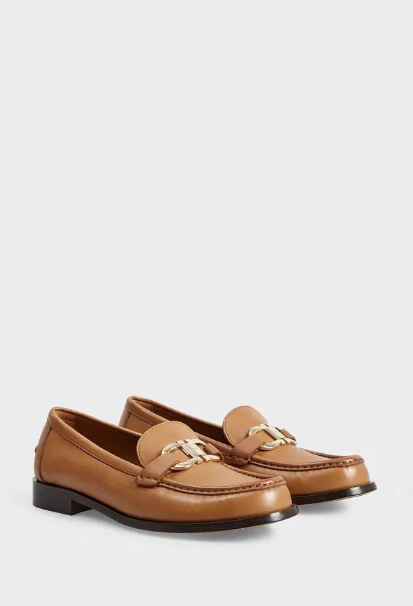 Кожаные лоферы MARYAN FERRAGAMO 01H704 124/0A3 Цена