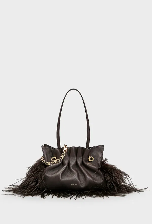 Кожаная сумка SOFT FERRAGAMO 21A716 126/0AW Купить