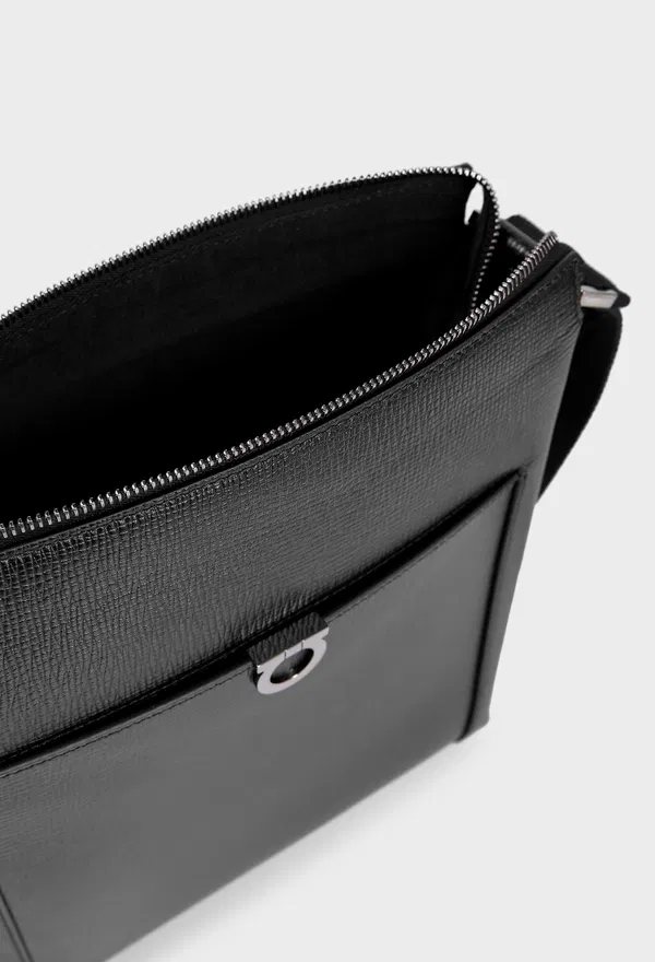 Кожаная сумка GANCINI CROSSBODY FERRAGAMO 241805 226/0C2 оригинал