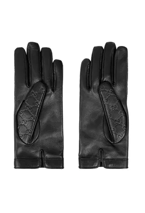 Кожаные перчатки Gucci 434211 222/0C2 Цена