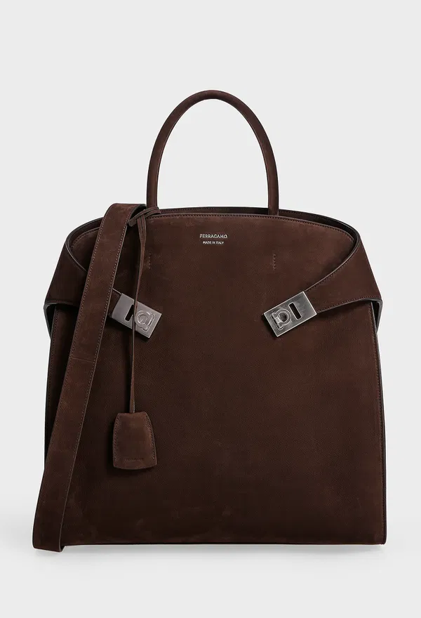 Сумка из нубука HUG FERRAGAMO 241666 225/0EW Купить