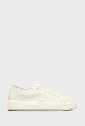Кожаные кеды Santoni 61322 126/0A1 Купить