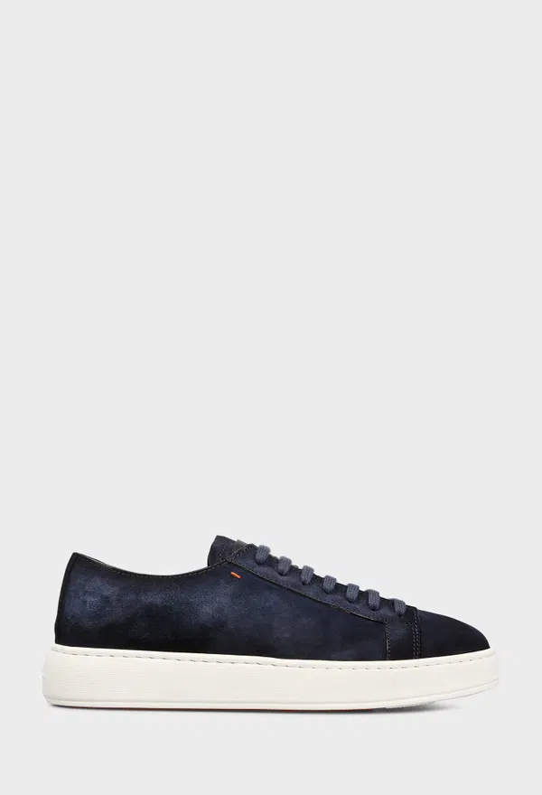 Замшевые кеды Santoni 21571 126/0DQ Купить