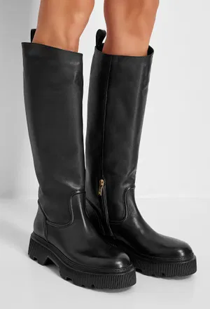 Шкіряні чоботи Santoni 71108 224/0A2 фото