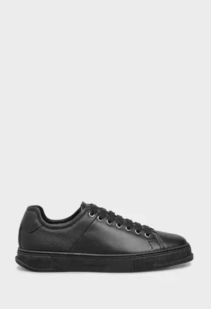 Кожаные кеды CLAYTON  FERRAGAMO 026363 226/0A2 Купить