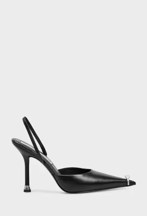 Черные кожаные слингбэки alexanderwang 30326P006 226/0A2 Купить