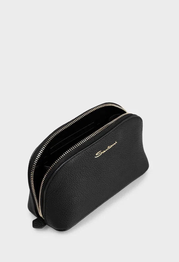 Кожаная косметичка Santoni A2451 126/0A2 оригинал