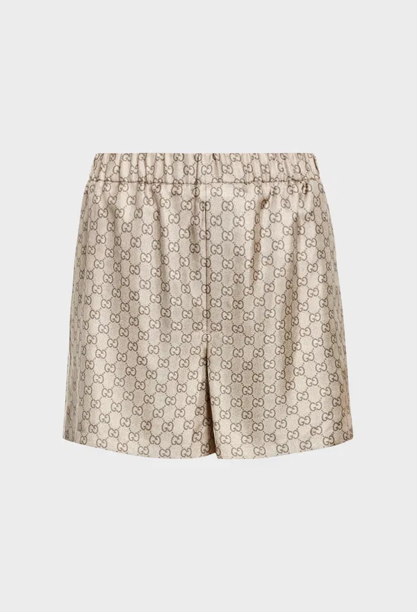 Шелковые шорты Gucci 875425 226/9C3 Купить