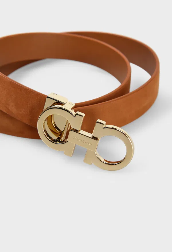 Двухсторонний ремень из нубука FERRAGAMO 23A567 126/0ET в Украине