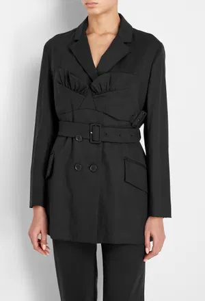 Шерстяной жакет Simone Rocha 27508 3693 0213 BLACK 219 оригинал